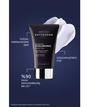 INSTITUT ESTHEDERM Intensive Hyaluronic Mask Anti-Dryness and Anti-Wrinkle Plumping Moisturizing Mask 75ML - Buy Online on GoSupps.com