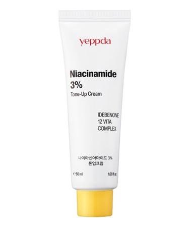 YEPPDA Water Based Brightening Cream Niacinamide %3 Tone Up Cream 50 ml 8809452673938 One Size - Buy Online on GoSupps.com