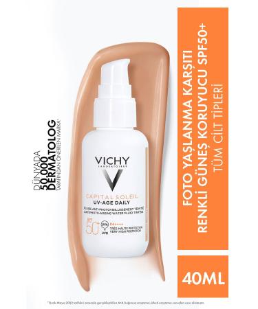 Vichy Capital Soleil Photo Anti-Aging Light Texture Tinted Sunscreen 40 Ml Spf 50 KEY RN424