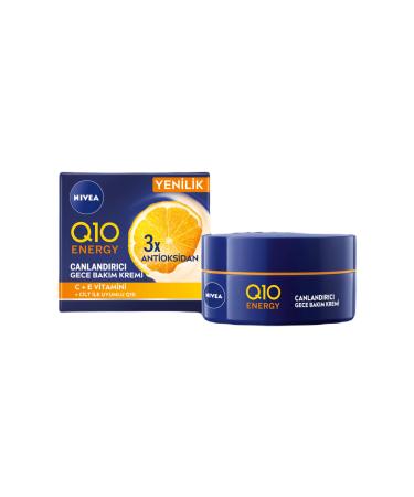 NIVEA Q10 Energy 3x Antioxidant Revitalizing Night Care Cream Vitamin C + E