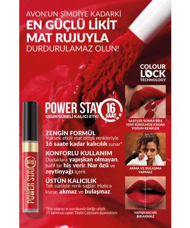 Avon Power Stay Liquid Matte Lipstick - Nighthawk - Buy Online on GoSupps.com