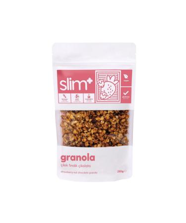 slimplus Strawberry Hazelnut Gluten Free Granola 250gr