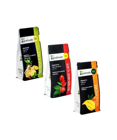 prafendy SULTAN - ROSEHIP - MANGO TEA WITH REAL FRUIT GRAINS 3 x 250 Gr