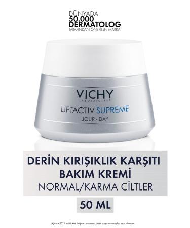 Vichy Liftactiv Supreme Anti-aging Line Care Normal and Combination Skin Moisturizing Cream 50ml KEY RN410