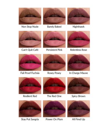 Avon Power Stay Liquid Matte Lipstick - All Fired Up - Buy Online on GoSupps.com