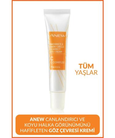 Avon Anew Revitalizing and Dark Circle Reducing Eye Contour Care Cream 15 Ml.