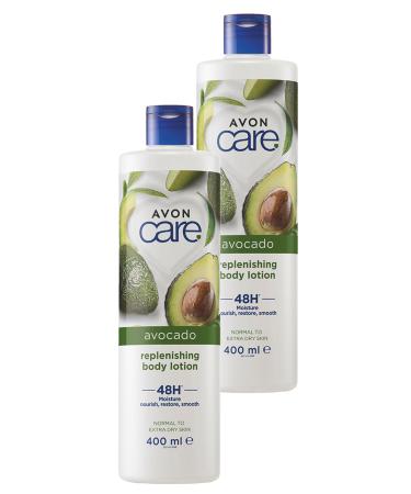 Avon Care Avocado Essence Body Lotion for Dry Skin 400 Ml. Duo Set