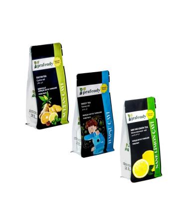 prafendy SULTAN - HAP U - MINT LEMON TEA WITH REAL FRUIT GRAINS 3 x 250 Gr