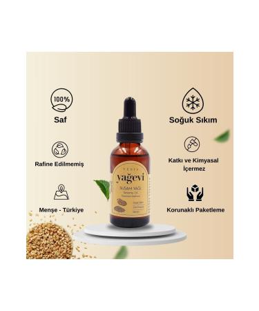 Ya evi Sesame Oil Cold Pressed 50 ml - Buy Online on GoSupps.com