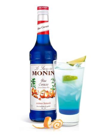 Monin Orange Peel Syrup Blue Curacao Syrup 700 Ml - Buy Online on GoSupps.com