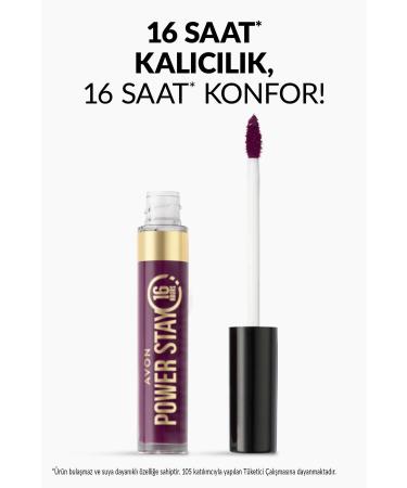 Avon Power Stay Liquid Matte Lipstick - Power On Plum - Buy Online on GoSupps.com