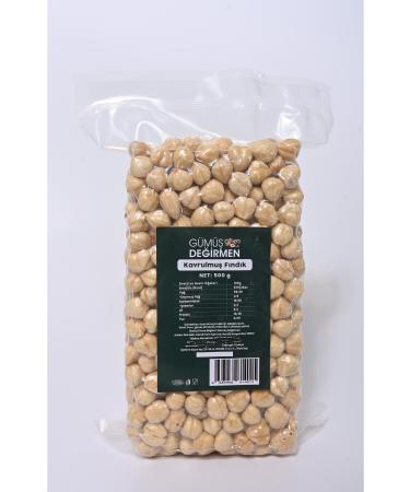 SILVER MILL ROASTED HAZELNUT KERNELS 500GR VACUUM PACKAGE