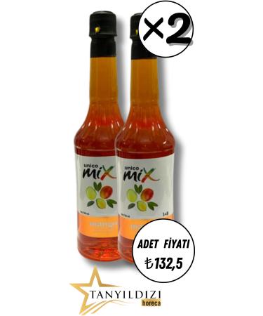 Unicomix MANGO SYRUP (PLASTIC 700 ML) 2 PIECE