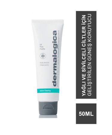Dermalogica Oil Free Matte - Lightweight Mattifying SPF 30 Face Sun Cream for Oily Acne-Prone Skin 50 ml