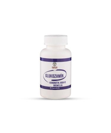 Welive GLUCOSAMINE CHONDROITIN MSM AND BOSWELLIA 90 CAP