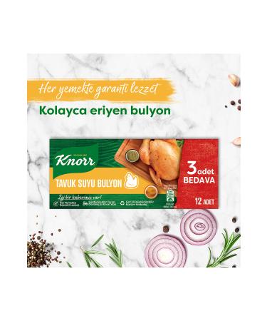 Knorr Chicken Broth Tablets Bouillon 12 pcs 7 pieces - Buy Online on GoSupps.com
