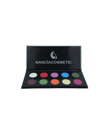 Nancia 10-Piece Metal Matte Eyeshadow Palette