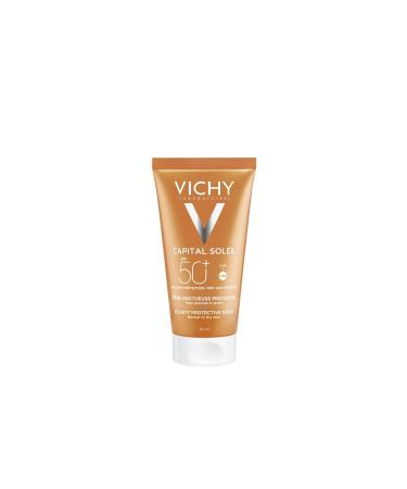 Vichy Capital Soleil Velvety Cream SPF50 Silky Moisturizing Face Sunscreen 50ml