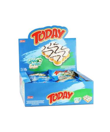 Elvan Today Coconut Cake with Coconut 40 Gr. 24 Pieces (1 Box)