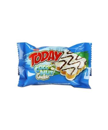 Elvan Today Coconut Cake with Coconut 40 Gr. 24 Pieces (1 Box) - Buy Online on GoSupps.com