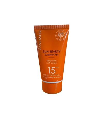 Lancaster Sun Beauty Body Milk - SPF 15 Light Texture Sunscreen Face and Body Milk 50 ml