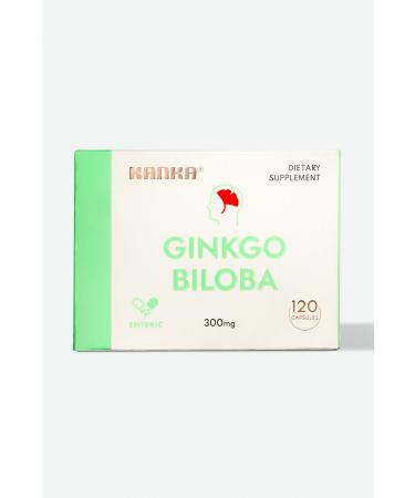 Kanka Ginkgo Biloba 120 Enteric Capsules (4 MONTHS USE)