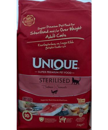 Unique Salmon Sterilized Cat Food 7 Kg