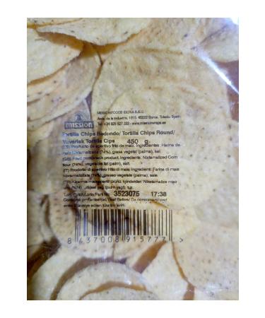 Mission tortilla chips chips 450 gr