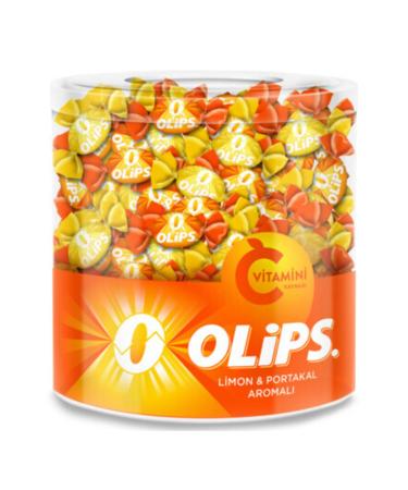 Olips Vitamin C Lemon and Orange Flavored Jar Candy 462 gr