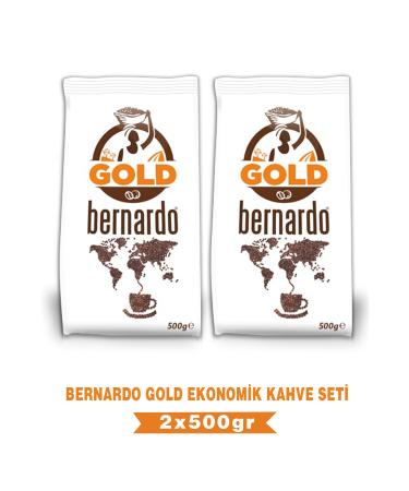 Bernardo Gold Economical Instant Coffee Set 500grx2
