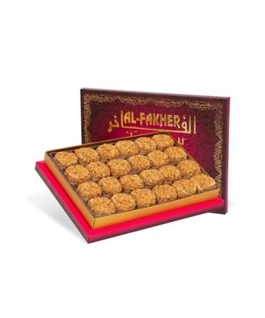 AL FAKHER Almond Wire Kadayif Croquant Turkish Delight 750 gr