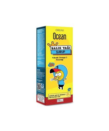 Ocean Fish Oil Syrup Mixed Fruit Flavor 150 ml (King akir)