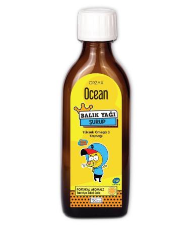 Ocean Ocean Orange Flavored Fish Oil Syrup 150 ml