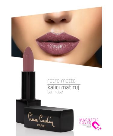 Pierre Cardin Retro Matte Lipstick - Tan Rose - 138
