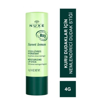 Nuxe Sweet Lemon - Moisturizing Nourishing and Protective Lip Balm Stick for Dry Lips 4 gr