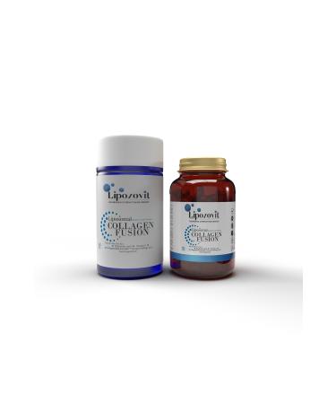 LIPOZOVIT Collagen Fusion Collagen Peptide and Liposomal Hyaluronic Acid Food Supplement 60 Tablets - Buy Online on GoSupps.com
