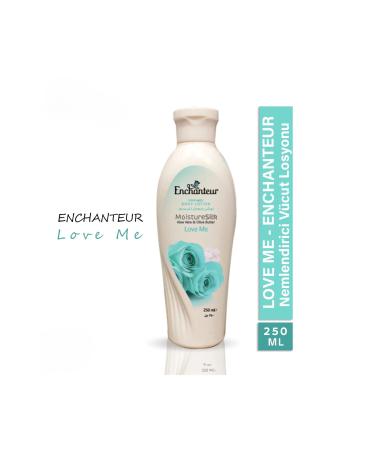 ENCHANTEUR Love me High Quality Moisturizing Body Lotion 250 Ml-Aloe Vera and Olive Oil Content