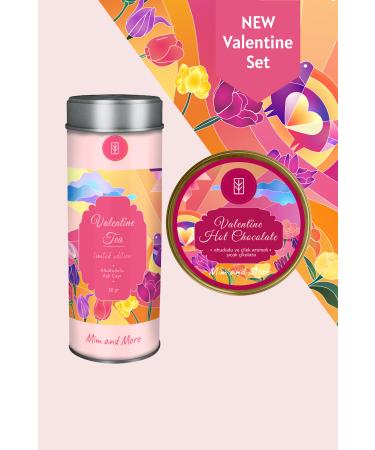 Mim and More Valentine Tea Raspberry Love Tea & Valentine Hot Chocolate Raspberry and Strawberry Flavored
