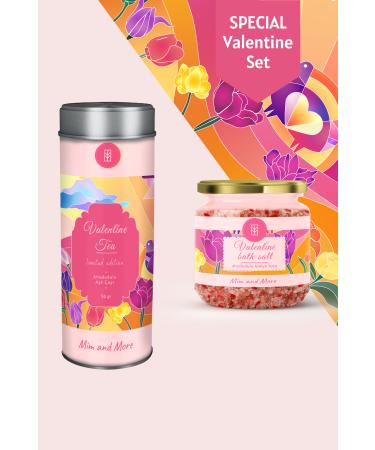 Mim and More Valentine Tea Raspberry Love Tea & Valentine Bath Salt