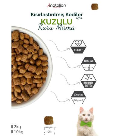 Anatolian Premium Sterilized Lamb Lamb Sterilized Cat Food 2 Kg - Buy Online on GoSupps.com