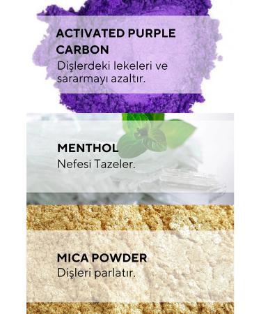 The Ceel Teeth Whitening Active Purple Carbon Tooth Powder 50 gr - Buy Online on GoSupps.com