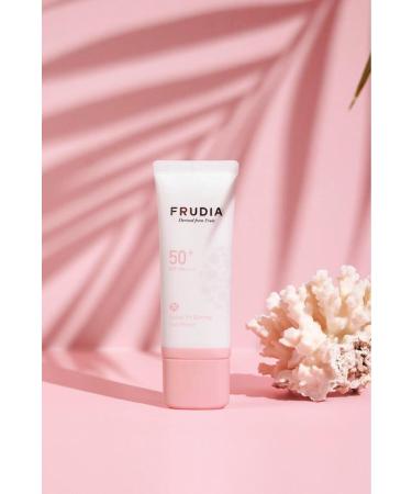 Frudia VELVET FIT SUN PROTECTIVE BASE 40G 50 spf Contains Hyaluronic acid PR - Buy Online on GoSupps.com