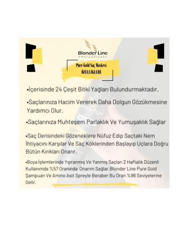 Blonder Line 2-Piece Repairing Hair Mask for Burnt and Damaged Hair and Repairing Hand Face and Body Cream - Buy Online on GoSupps.com