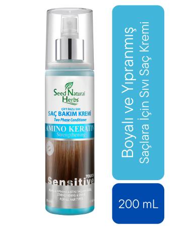 Seed Natural Herbs Amino Keratin Liquid Hair Conditioner Special for Dyed and Damaged Hair 200 ml