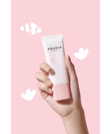 Frudia VELVET FIT SUN PROTECTIVE BASE 40G 50 spf Contains Hyaluronic acid PR - Buy Online on GoSupps.com