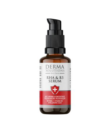 DermaSolutions RETINOL SERUM - RHA B3 Anti-Aging Anti-Wrinkle Anti-Acne and Repair Retinol Night Serum