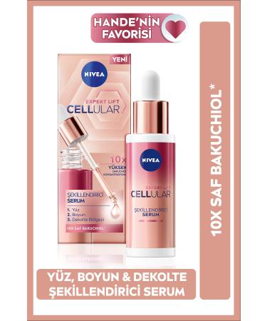 NIVEA Sculpting Pure Bakuchiol Serum for Face Neck and D collet Area 30 ml Brightt294