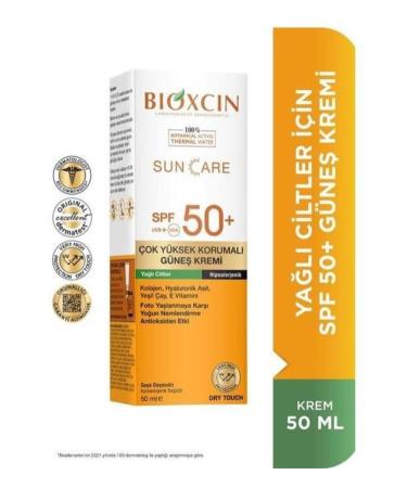 Bioxcin Sun Care Very High Protection Sun Cream for Oily Skin (Spf50+) 50 Ml