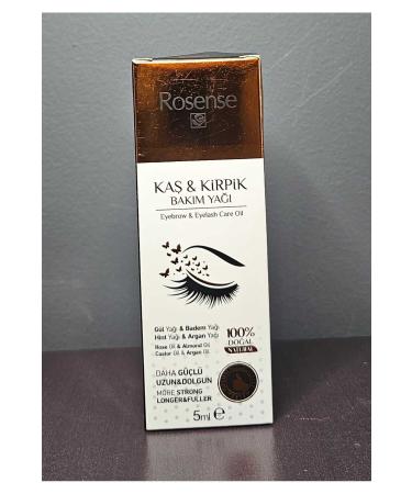 Rosense Eyebrow and Eyelash Care Oil Stronger Longer Fuller Eyebrow And Eyelash Care Oil 5 ML - Buy Online on GoSupps.com