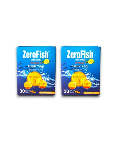 Zerofish Duo Set / Zero Fish Omega 3 & Fish Oil Soft Gel Capsule 1000 mg